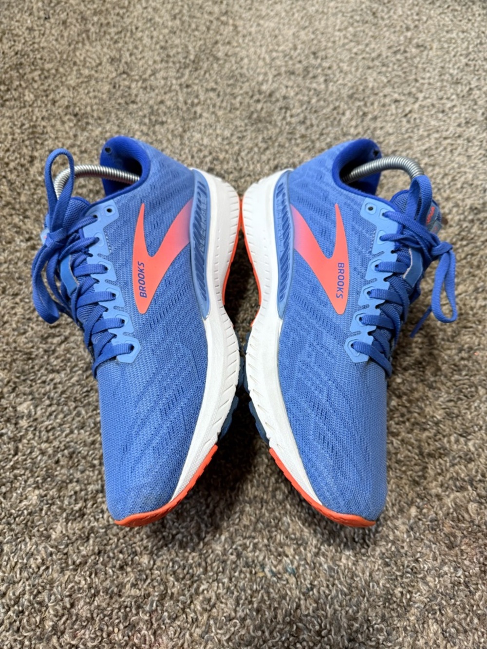 Brooks Ravenna Running Shoes - Blue with Coral Highlights - Picture 4 of 8